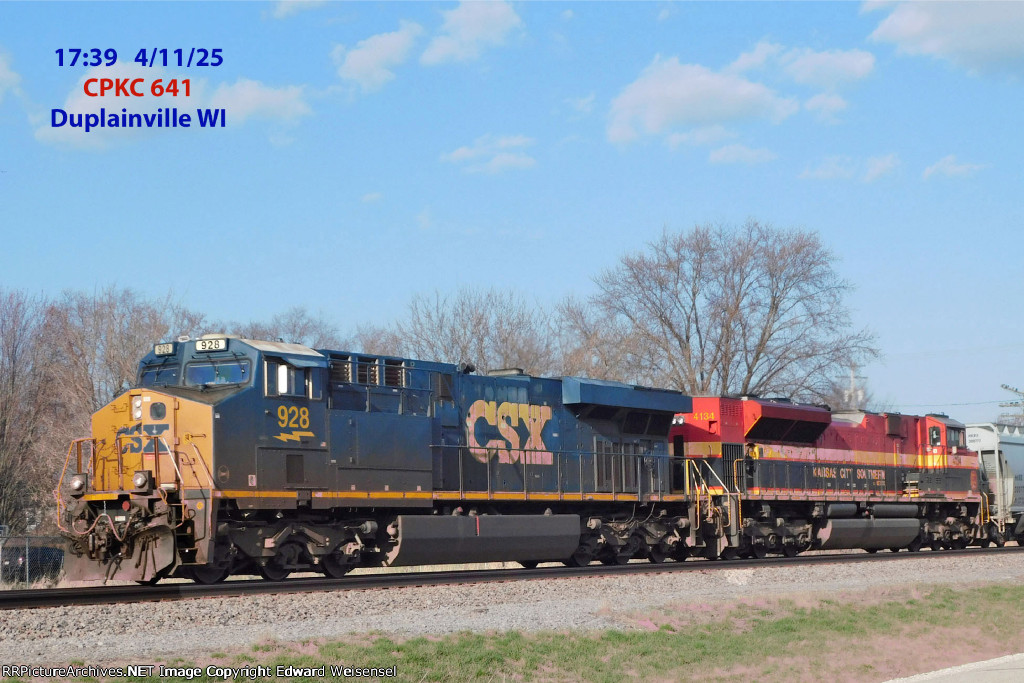 CPKC 641 sand empties